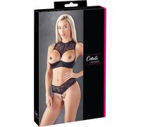 Cottelli - Ensemble soutien-gorge ouvert (noir) - 80B/M
