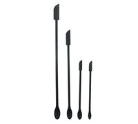 Ensemble de spatules en silicone pour bocaux, racloir, petite spatule en silicone pour maquillage, lotion, agitateur, ensemble de moulage époxy pour cosmétiques