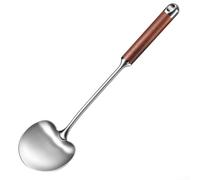 Ensemble de spatules pour wok, cuillère de cuisine en acier inoxydable, pelle à champignons, spatule à frire, spatule à frire, accessoires pour wok de cuisine (noyer)