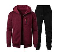 Ensemble De Sport Homme Jogging Large Ensemble Hoodie, Confortable Sportif Loisirs Et Voyages Pantalon Fitness Veste De Sportshirt sont Respirants Séchage Rapide Tous Les Jours Automne