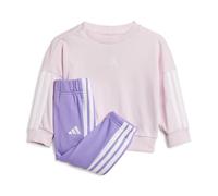 Ensemble de Sport pour Bébé Adidas 3 Bandas French Terry Jogger Rose