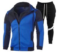 Ensemble de Sport pour Homme - Sweat à Capuche Uni avec Pantalon Taille Élastique, Coupe Confortable, Design Fonctionnel et Esthétique