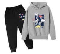 Ensemble de Sport Rugby pour Garçon - Tenue à Capuche avec Pantalon Jogging pour Entraînement, École ou Loisirs (3-14 Ans)