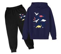 Ensemble de Sport Rugby pour Garçon - Tenue à Capuche avec Pantalon Jogging pour Entraînement, École ou Loisirs (3-14 Ans)