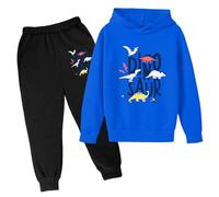 Ensemble de Sport Rugby pour Garçon - Tenue à Capuche avec Pantalon Jogging pour Entraînement, École ou Loisirs (3-14 Ans)