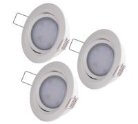 Ensemble de spots encastrables - PAULMANN - COIN SLIM - LED - D 8,4 cm - Intensité variable