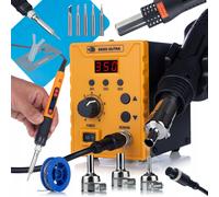 Ensemble de stations de soudage 858D Ultra - 700W | 100-500°C | Électronique