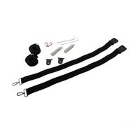 Ensemble de stormband d'auvent noir pour camping-car et camping