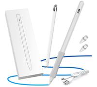 Ensemble de stylets,pour Apple iPad 6-7-8, Mini 5-6, Air 3-4-5, Pro 11""-12,9"", M4-M2, stylet avec poignée et embouts de rechange