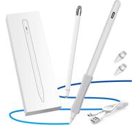 Ensemble de stylets,stylet universel et stylet incliné pour Apple iPad 6/7/8/9/10,Mini 5/6,Air 3/4/5,Pro 11""/12,9"",M4/M2,stylet avec poignée et embouts de rechange