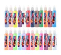 Ensemble de stylo à peinture à bougies, 12 couleurs vibrantes cire, flux lisses Safemarkers, écriture facile et décoration l'artisanat bougies à la main, les événements vacances, projets pour enfant