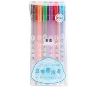 Ensemble de stylo coloré 3D, Populaire Stéréo 3D Jelly Pen Set, 3d Ensemble De Stylo à Encre Gelée Brillante, Stylo Gel, Art Peinture Stylos D'écriture (6 Pièces -B)