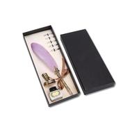 Ensemble de stylo de calligraphie classique - conception de poignée scientifique avec des plumes plates de 1 à 5 mm pour les styles gothiques et italiens, accessoires complets (type 1)