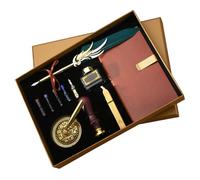 Ensemble de stylo plume vintage et encres, stylo à plume antique et tampon sceau vintage pour invitations de mariage, scrapbooking, dessin d'artiste