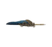 Ensemble de Stylo Quill Vintage Set élégant Kit de Stylo de Calligraphie Résistant à l'usure en Acier Inoxydable pour une Expérience d'écriture Exquise (#1)