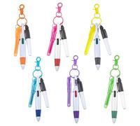 Ensemble De Stylos À Bille 6 Pièces: Multicolore, Rétractable