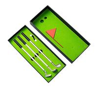 Ensemble de stylos à bille de golf de bureau - Souvenir élégant pour les amateurs - Écriture fluide - Souvenir des fans