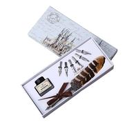 Ensemble De Stylos À Calligraphie Exquise, 6 Plumes, Fournitures D'écriture Pour Invitation De Mariage, Nouveauté 2022