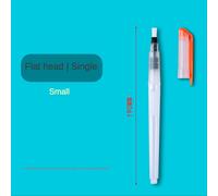 Ensemble De Stylos À Eau Du Robinet,Pigments D'aquarelle Solides,Pour Débutants,1/3/6 Pièces,Tête Souple Rechargeable,Stockage D'eau,Brosse À Peinture Peinte À La Main - Type 1pcs Flat 190mm S