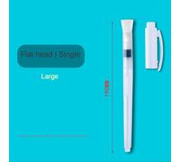 Ensemble De Stylos À Eau Du Robinet,Pigments D'aquarelle Solides,Pour Débutants,1/3/6 Pièces,Tête Souple Rechargeable,Stockage D'eau,Brosse À Peinture Peinte À La Main - Type 1pcs Flat 190mm L