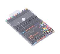 Ensemble de Stylos à Encre de Sublimation, Stylo Infusable à Transfert de Chaleur à Séchage Rapide, Pointe de 0,4 Mm Multicolore avec Adaptateur Numéro 6 pour T-shirt