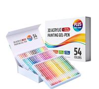 Ensemble de stylos à encre gel rétractables - Marqueurs de dessin pour tissu à pointe de 1,0 mm, écriture fluide, couleurs vives, encre à séchage rapide, utilisation facile | Stylos à colorier pour la