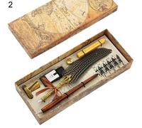 Ensemble De Stylos À Encre Remplaçables, Sans Décoloration, À Prise Confortable, Fournitures De Papeterie