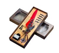 Ensemble De Stylos À Encre Vintage X3uf, 5 Pointes Différentes, Base De Plume, Pour Amoureux De La Calligraphie Romantique