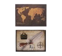 Ensemble De Stylos À Plume Antique, Ensemble D'encre Pour Écriture, Papeterie, Boîte Cadeau, Stylo À Plume P9jd