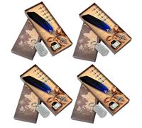 Ensemble de stylos à plume - Kit d'écriture de calligraphie rétro, fournitures d'art à plume d'encre, stylo de calligraphie noir, outil créatif portable | Dessin Notes Main Lettrage Artisanat Étudiant