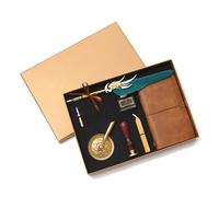 Ensemble De Stylos À Plume Rétro Vintage, Bouteille D'encre Vide Pour Carnet De Notes, Calligraphie, Plume D'écriture, Stylo À Tremper, Papeterie, Boîte-Cadeau Avec Pointe