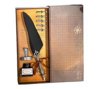 Ensemble De Stylos À Plumes Gravés Antiques DIP Rétro Avec Bouteille D'encres Et 5 Interchangeables Pour Une Écriture Artistique Élégante Fontaine À