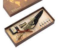 Ensemble De Stylos À Plumes Rétro, 1 Ensemble, Utile, Beau, Scintillant, Signature, Fournitures De Papeterie