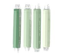 Ensemble de stylos à ruban correcteur - Outil lisse double face, papeterie d'étude de couverture, pack d'outils d'aide à l'écriture Clean Glide | Applicateur de ruban de fixation de ligne précis, pour