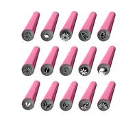 Ensemble de stylos à tampons pour - stylo à tampons à fleurs pour | 15 outils à ongles avec tampons à stylos avec 6 motifs artistiques différents | Kit de tampon à ongles avec à ongles