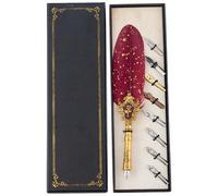 Ensemble de stylos à tremper antiques et 8 embouts remplaçables, trempage pour débutants pour l ' écriture, le dessin, les illustrations d ' art, les croquis de