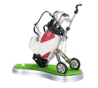 Ensemble de stylos de golf, sac de golf miniature avec chariot, 3 stylos pour clubs de golf | Souvenirs de golf uniques, chaussettes de Noël pour papa, mari, adultes, hommes golfeurs, c'est plus que