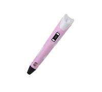 Ensemble de stylos d'impression 3D 3D6D avec consommables d'impression 3D compatibles PLA et ABS (5 mètres x 20 couleurs) - Rose