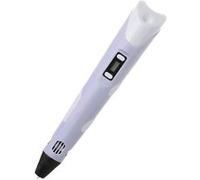 Ensemble de stylos d'impression 3D SZSMART 3D6D avec 5 mètres de filament PLA et ABS compatibles (20 couleurs) - Violet G