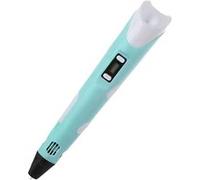 Ensemble de stylos d'impression 3D SZSMART 3D6D avec 5 mètres de filament PLA et ABS compatibles (20 couleurs) - Bleu G