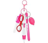 Ensemble De Stylos D'infirmière 6 en 1, Stylo À Bille Rétractable Multifonction, Lampe De Poche, Ciseaux Pliables, Stylo À Bille, Porte-clés, Marqueur Permanent