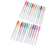 Ensemble de Stylos Gel Vibrants de 24 Couleurs pour Projets D'art et D'artisanat 3D, Parfaits pour les Enfants et les Adultes avec Pointe Fine