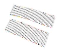 Ensemble de Stylos Marqueurs Artistiques à Double Tête avec 36 Couleurs, Outil de Dessin à Haute Saturation pour Peindre à L'aquarelle, Design Industriel, Résistant à L'usure, pour Artistes,