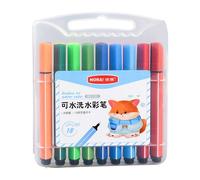 Ensemble De Stylos Marqueurs Lavables, Couleurs Assorties, Brosse À Dessin, Pointe Fine, Stylo Aquarelle