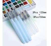 Ensemble De Stylos Pinceaux D'interconnexion,Marqueurs D'art,Ensemble De Stylos À Pinceau Rond Et Doux,Calligraphie,Stylo À Dessin,Cadeau Intérieur Du Maire,S,M,L,Eau Précieuse,3 Pièces - Type 6pcs