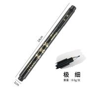 Ensemble De Stylos Pinceaux Zebra Same Style,Fournitures D'art De Dessin De Signature,Chinois Et Japonais,Callicalida Y,1pc,4 Tailles - Type Extra Fine Tip