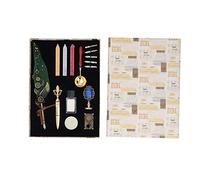 Ensemble De Stylos Plume Avec 5 Plumes De Rechange Et Ouvre-lettre, Stylo Plume Rétro, Stylo De Calligraphie, Coffret Cadeau Pour Amoureux, Aînés, Enseignants(vert)