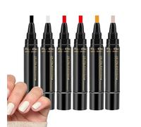 Ensemble de stylos pour décoration des ongles, outil de manucure sans complications, stylos en gel acrylique, outils de manucure à séchage rapide et longue durée | Stylo de peinture pour ongles
