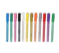 Ensemble de stylos pour Nail Art, 12 pièces, multicolores, séchage rapide, pour peinture, dessin, Graffiti, pour manucure, bricolage, utilisation en Salon à domicile, matériau ABS
