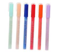 Ensemble De Stylos Pour Nail Art 6 Pièces Outils De Manucure Pointe De Précision Encre Lisse Ne Se Décolore Convient Aux Niveaux De Compétence Facile À Utiliser